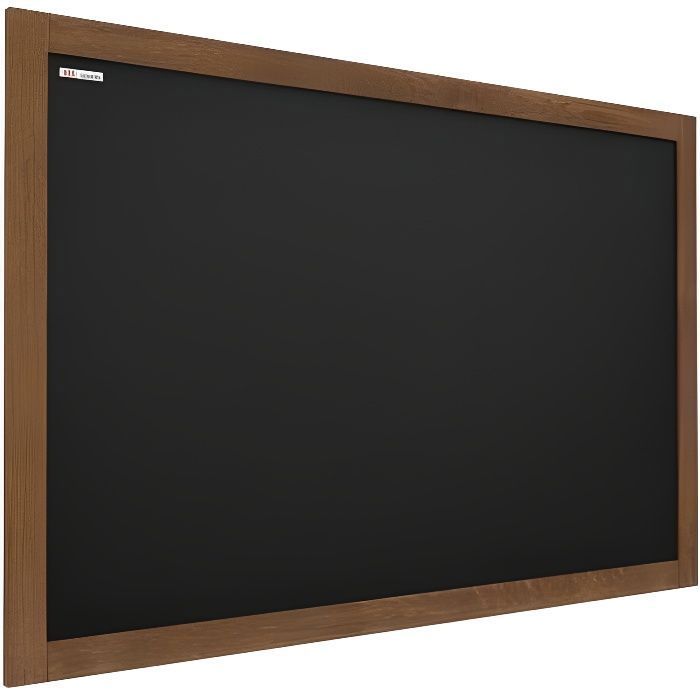 ALLboards Tableau à Craie Noir avec Cadre en Bois Laqué 50x40cm — free download