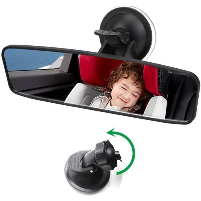 Rétroviseur de voiture pour bébé, siège arrière, caméra HD, fonction de  vision nocturne, affichage du miroir, ventouse réutilisable, allume-cigare  Laguna - AliExpress