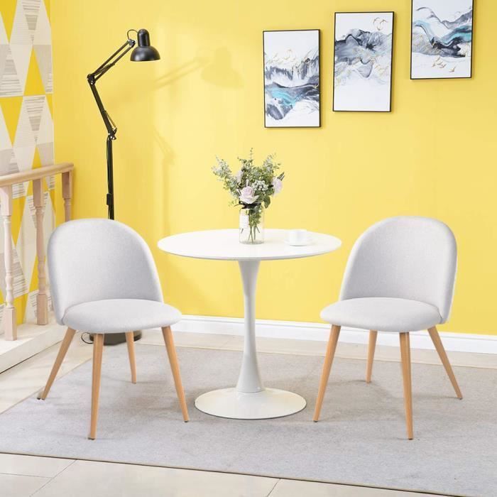 Lot De 2 Fauetuil Scandinave Chaises Tissu Gris Et Pieds En Metal Chene Salle A Manger Salon Achat Vente Fauteuil Soldes Sur Cdiscount Des Le 20 Janvier Cdiscount