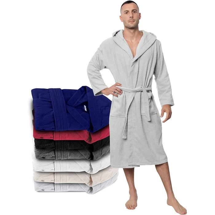 Peignoir de bain éponge homme 2025