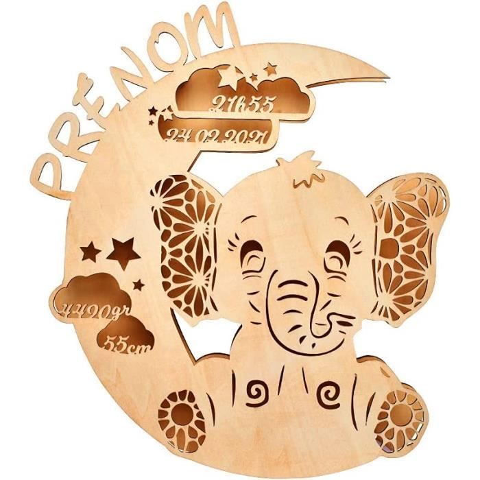 Veilleuse bébé personnalisée  ElephantDream – Bébé Paradis