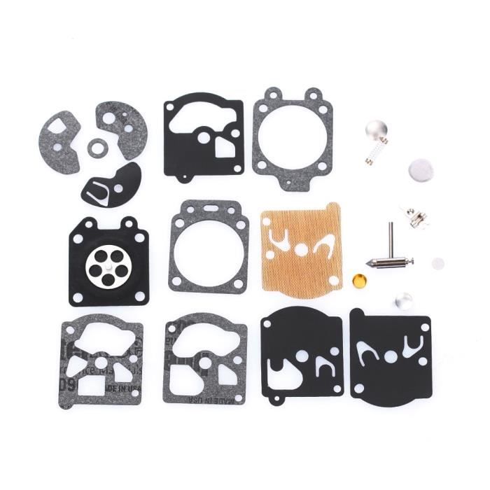 Kit Réparation Diaphragme Carburateur K2-WTEA Compatible Walbro WTEA & Husqvarna 455 460 461 - Pour Tronçonneuse