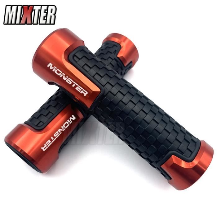 Poignées De Guidon Moto ProTaper Orange Transparent 22mm - Universelles Pour Motocross, VTT - Neuf