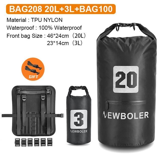 Panier De Vélo Pliable Noir - Porte-Guidon - Transport Avant/arrière - WEST BIKING