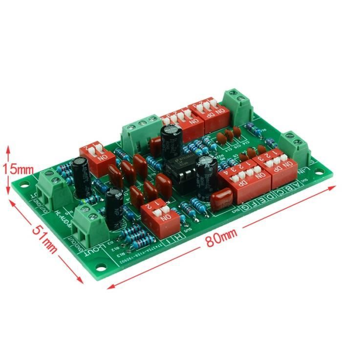 Without Case Carte de Module de préamplificateur Phono stéréo RIAA,préampli ou amplificateur