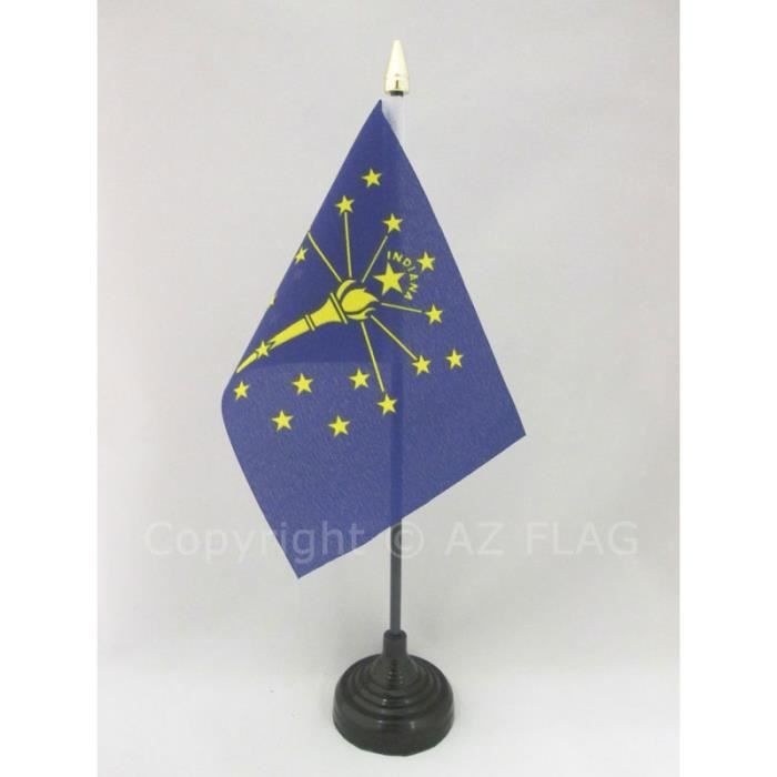 Fanion Drapeau Caroline Du Sud 15x10cm - Mini Drapeau état Américain USA États-Unis AZ FLAG