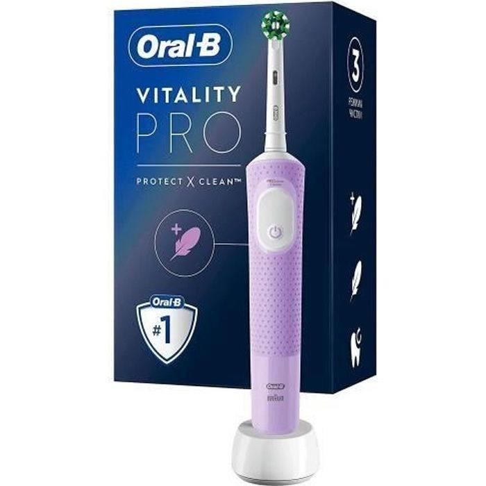 BRAUN - Brosse à dents - Vitality Pro - Lilas - autonomie 10 jours - VITALITYPROD173