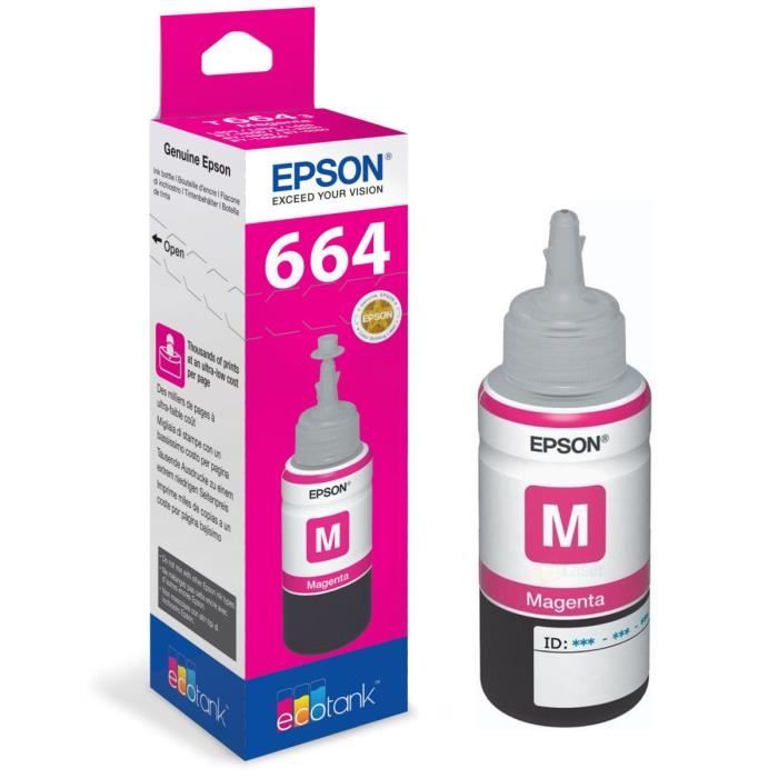 Cartouche dencre Epson ECOTANK T6643 Magenta