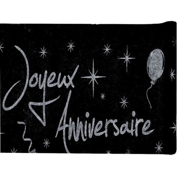 Chemin De Table Joyeux Anniversaire Paillete Argent Achat Vente Chemin De Table Cdiscount Chemin De Table Joyeux Anniversaire Paillete Argent Achat Vente Chemin De Table Cdiscount