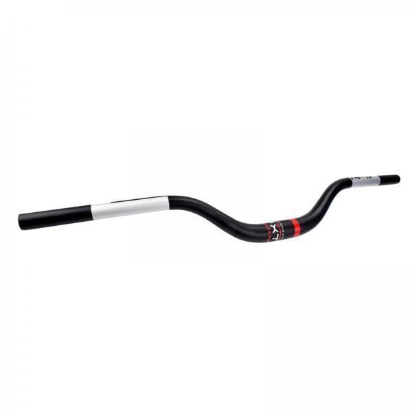 Guidon Funn Flame PG Plat 31,8 Mm / 710 Mm - Aluminium 6061 - Pour VTT, Couleur Argent - 14