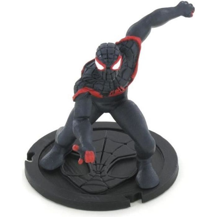 figurine miles morales - spider-man marvel - 9 cm - comansi