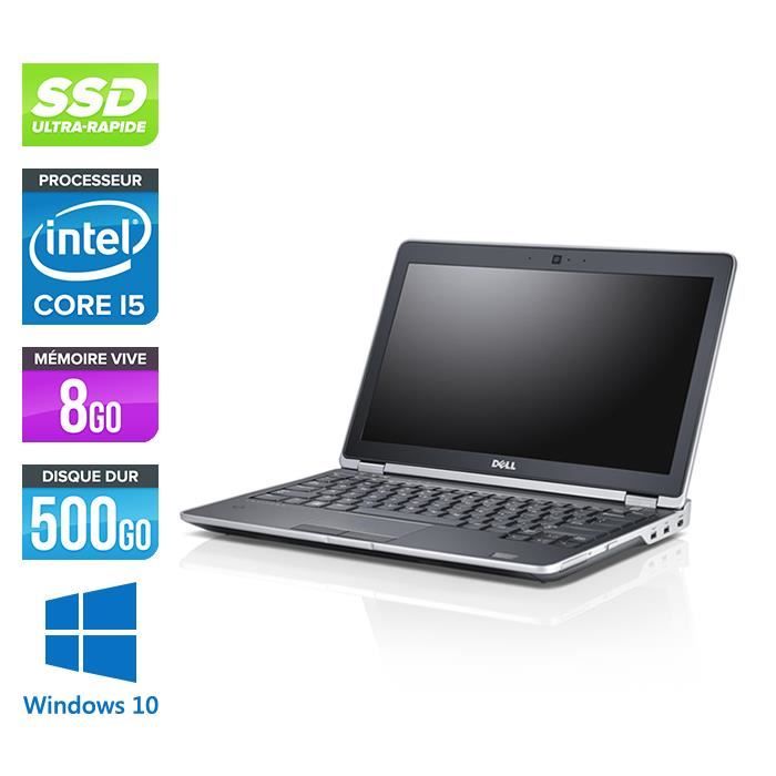 Pc portable Dell E6230 - i5 - 8 Go - 500 Go SSD - Windows 10 - Dell