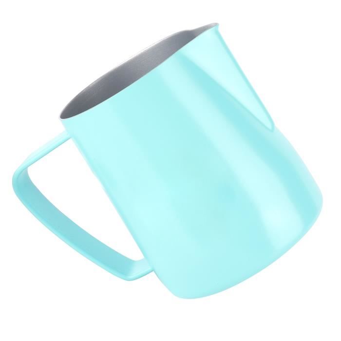 Pichet à mousse de lait en verre borosilicate avec mesure - 600 ml - Résistant à la chaleur - Pour le lait, le café, le cappuccino, le latte - Passe au micro-ondes Pichet à mousse de lait en verre borosilicate avec mesure - 600 ml - Résistant à la chaleur - Pour le lait, le café, le cappuccino, le latte - Passe au micro-ondes