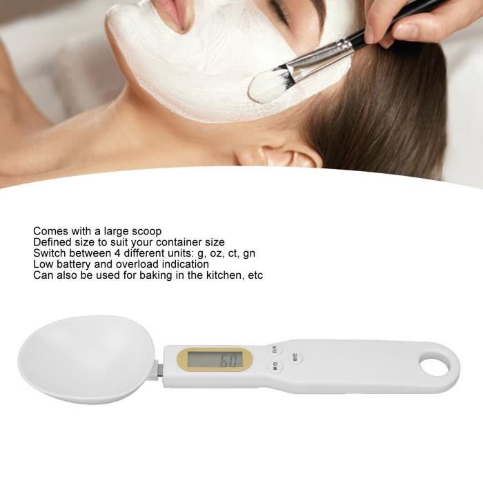 Cuillère Doseuse Plastique 1 G / 1 Ml - Résistante, Lavable Au Lave-Vaisselle - Pour Cuisine, Médicaments, Aliments - 7