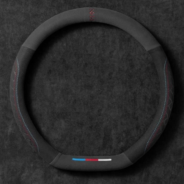 Housse De Volant Cuir Suédé Pour BMW I5 Touring 2024 | Antidérapante, Respirante | Protection Et Confort De Conduite