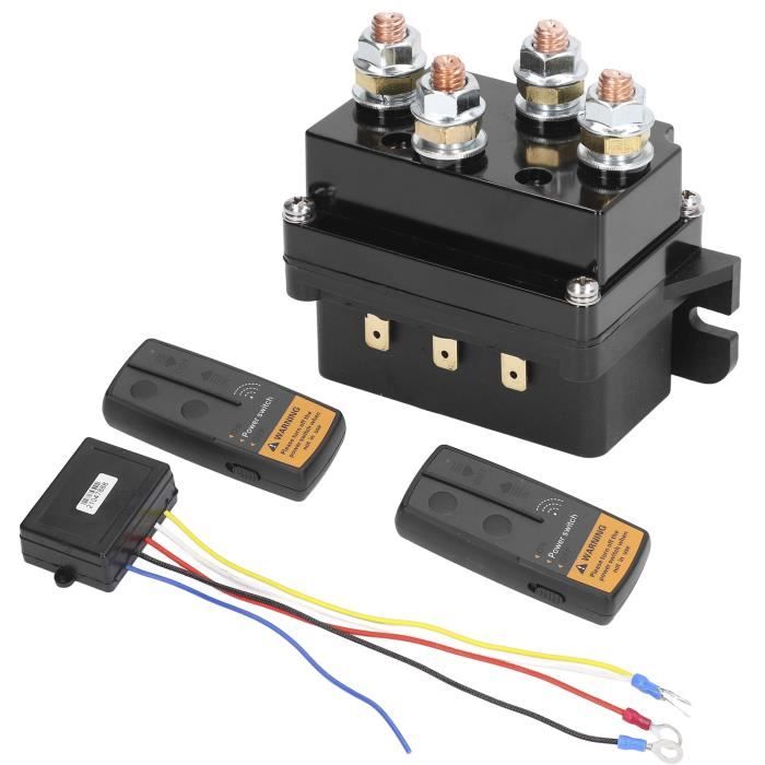 Kit Relais De Treuil 12V 250A Avec Télécommande – Pour Treuil Haute Performance