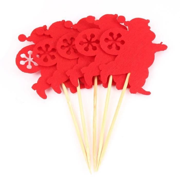 Petit gâteau décoration toppers fête de Noël faveurs de mariage