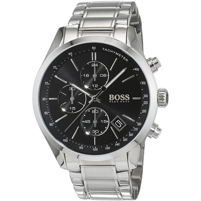 montre acier homme hugo boss