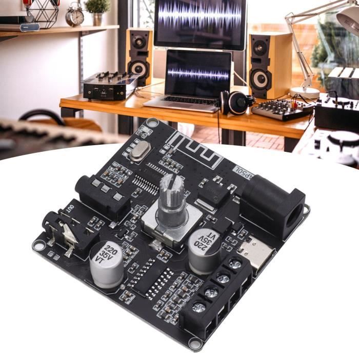 Carte Amplificateur Audio Bluetooth NISHZHU 100W Mono - Bluetooth 5.1, Alimentation DC 7-24V, Fonction "Box Pairing" Stéréo