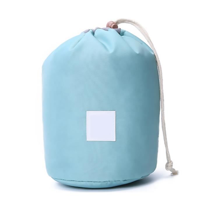 Trousse De Toilette Transparente Étanche - Pochette Maquillage Voyage HealthyMoov - Format Compact Blanc