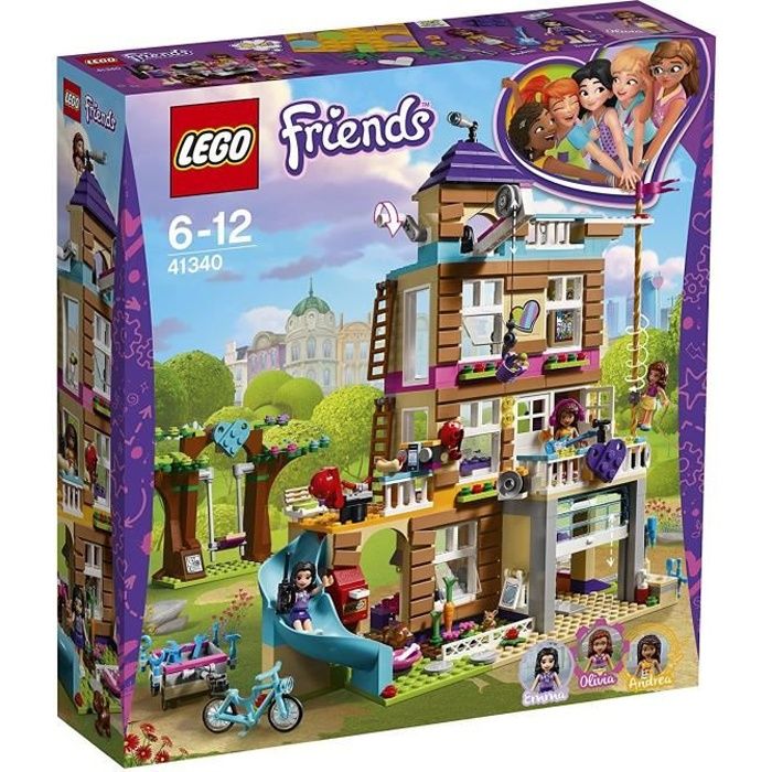 LEGO® Friends 41395 Le Bus de l'Amitié avec Maison de Poupée, Jouet avec  Piscine et Toboggan, pour Enfant 8 ans et + - Cdiscount Jeux - Jouets