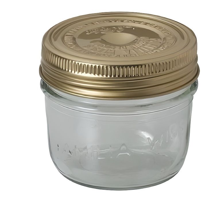 Lot de 20 couvercles pour bocaux to 66 noir pour bocal de 70 125 ou 167 ml