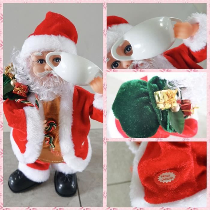 2pcs gnome poupée pendentifs ornement de Noël arbre de village de noel