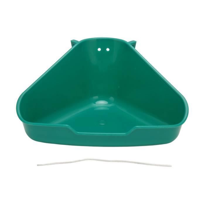 Comparer les prix de minifinker bac à litière pour lapin minifinker Bac à litière d’angle pour petits animaux Bac à litière pour animalerie jouet