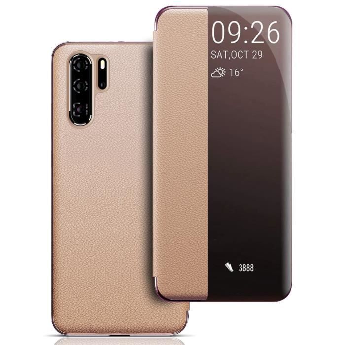 Coque Huawei P30 Pro, Avec Fonction Sommeil Intelligent/Réveillez  Automatiquement,Bumper Étui Housse pour Huawei P30 Pro (Rose) - Cdiscount  Téléphonie