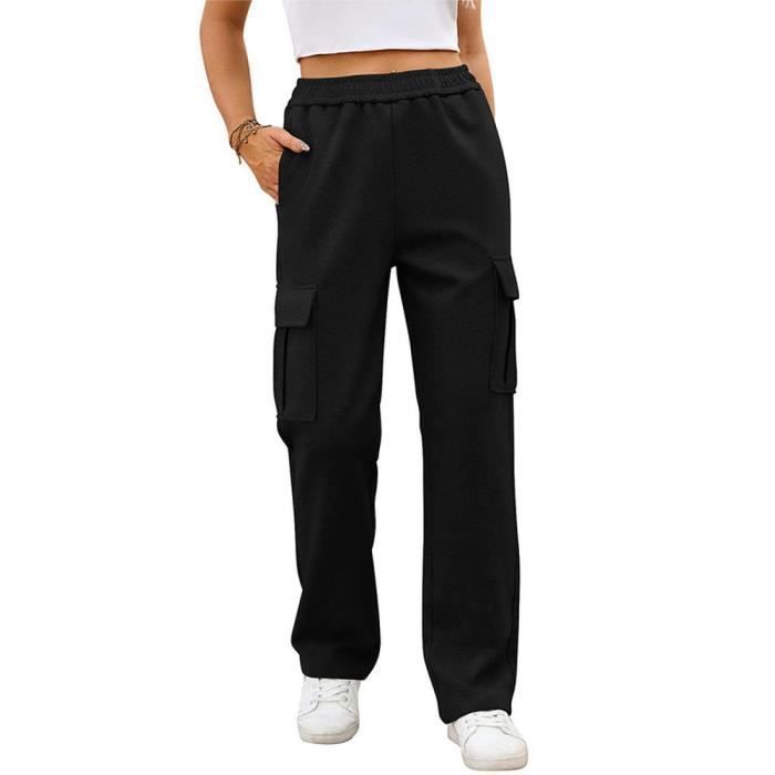 Pantalon De Jogging Femme Baggy – Coupe Ample En Coton – Taille élastique Avec Cordon – Léger Et Respirant – Pour Le Sport Ou Le Loisir