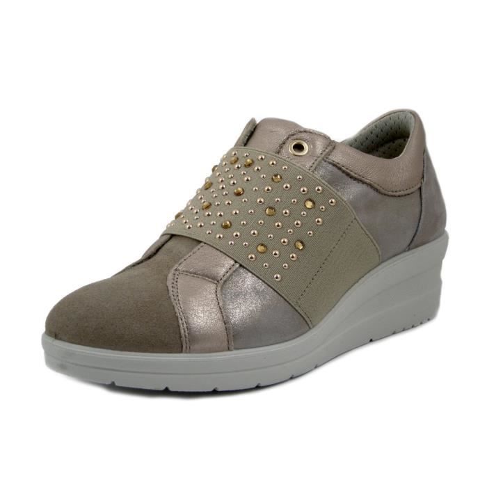 slip on compensées femme