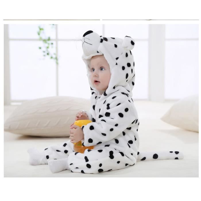 MARQUEUNE Combinaison bébé combinaison hiver capuche (léopard des neiges,  taille70) Comme montré - Cdiscount Prêt-à-Porter