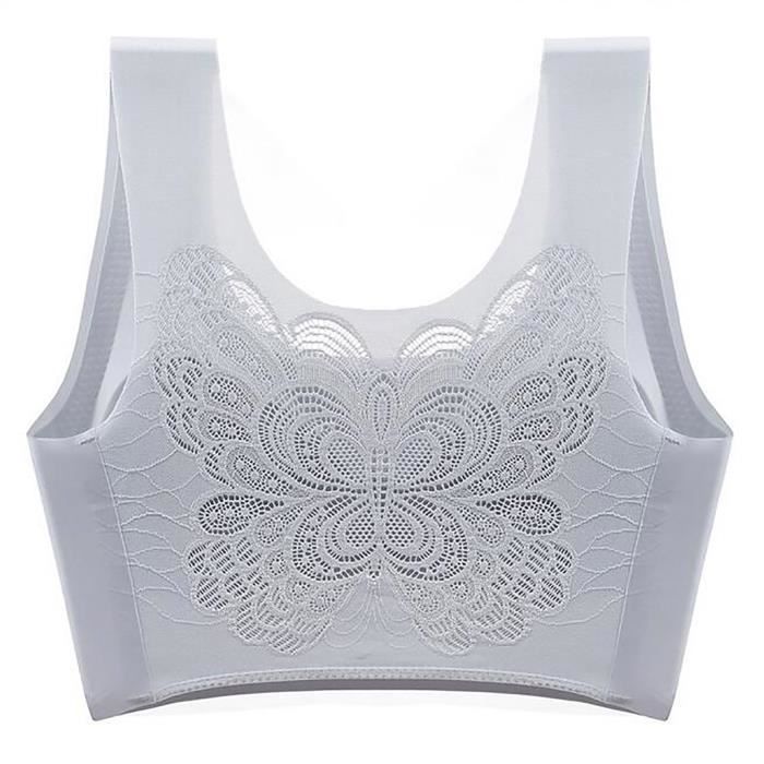 Soutien-gorge de sport à ourlet élastique | Noir | NEW YORKER