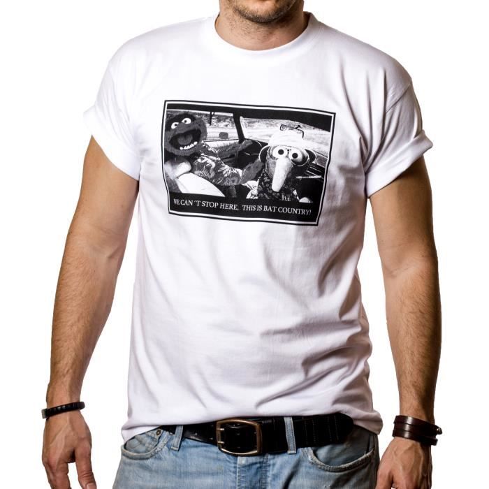 MAKAYA T-Shirt Grappig Heren - Fear and Loathing in Las Vegas Zwart XXXL