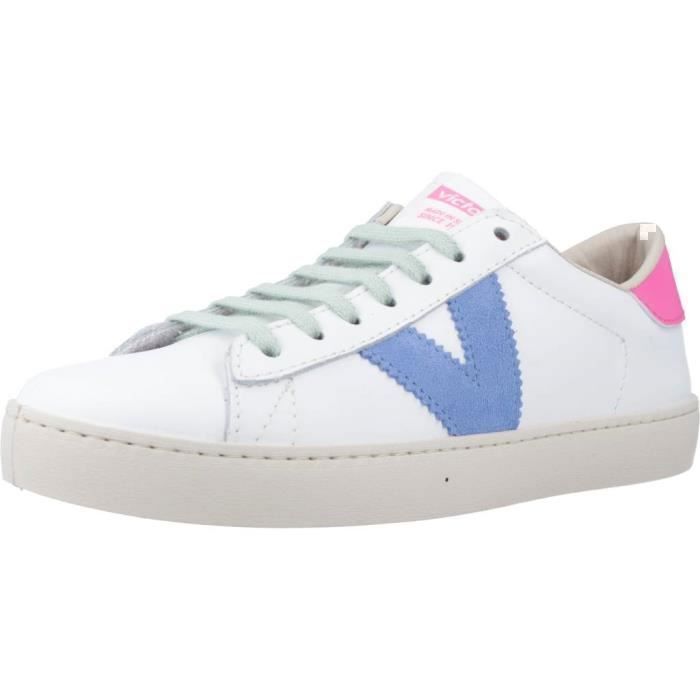 Victoria Basket - VICTORIA - 118860 - Femme - Blanc - Lacets - Plat