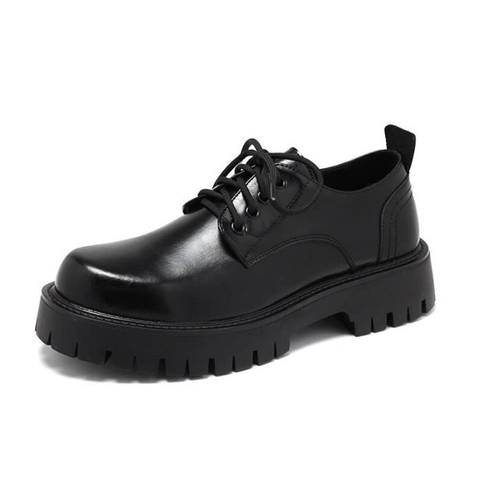 Chaussures D'école Noires Pour Enfants – Confortables, Plates, En Simili Cuir, Marque Forever Young UK, Tailles Au Choix