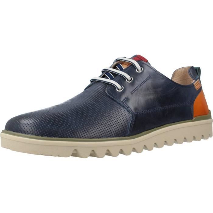 Chaussures Homme PIKOLINOS Moliere 137850 Bleu Semelle Gomme