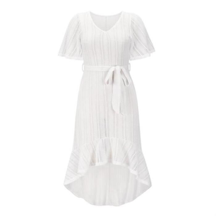 Robe De Plage Victoria's Secret Rare Avec Volants - Couverture Neuve Avec étiquettes - Gris