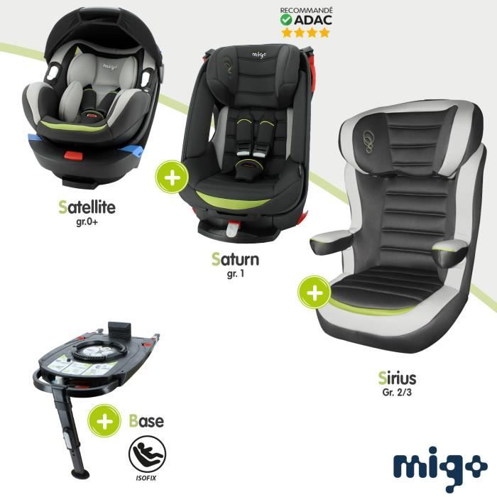 siege auto migo saturn isofix pivotant