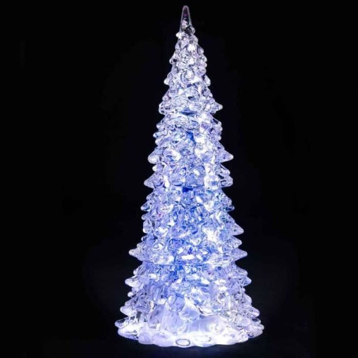 Sapin de noel lumineux à led h:22.5 cm - Cdiscount Maison