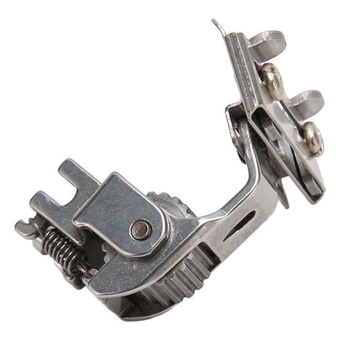 Pied Presseur à Rouleau Réglable Pour Machine à Coudre - Pour Cuir, Tissus épais, Fronces - En Acier - Modèle #2 (rouleau Acier)