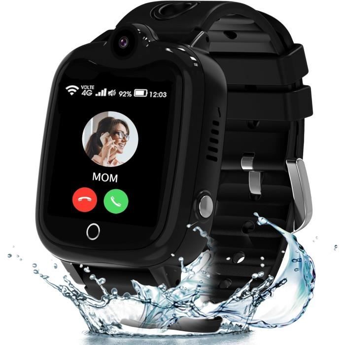 Montre Connectée Enfant GPS C86 – Étanche, Wi-Fi, 4G – Reconditionnée – Cadran Rose
