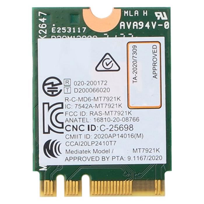 Carte Réseau Wi-Fi Anatel WN5301A-H1-V02, PCI, Avec Antenne - Excellent état