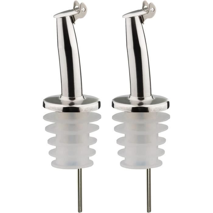 Lot De 2 Becs Verseurs PARENCE - Bouchon Réutilisable Pour Huile, Vinaigre Et Alcools