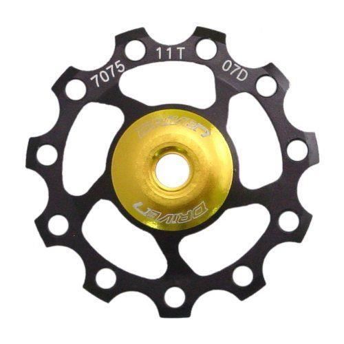 Galet de dérailleur en alliage 11 dents - Sunrace - Noir/doré