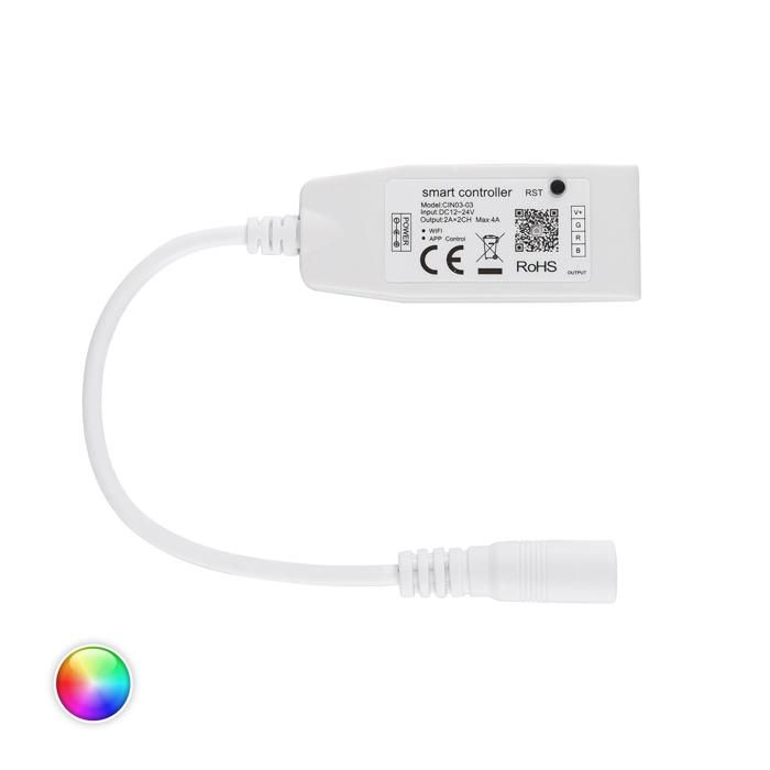 Ledkia Mini contrôleur ruban LED RGB WiFi - vue 2