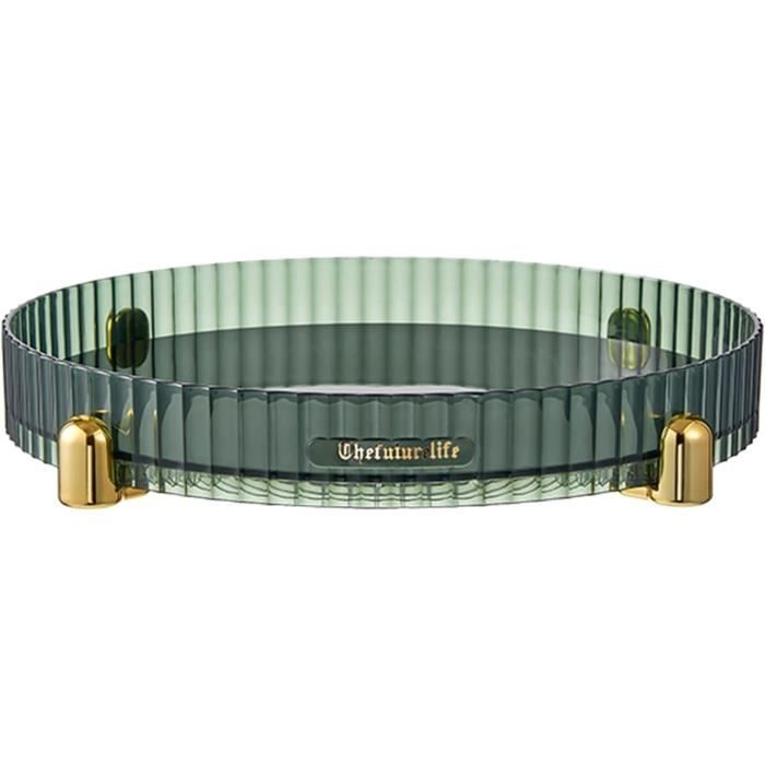 Plateau Tournant épices Bois 25cm - Organisateur Rotatif 360° Pour Cuisine Ou Salle De Bain