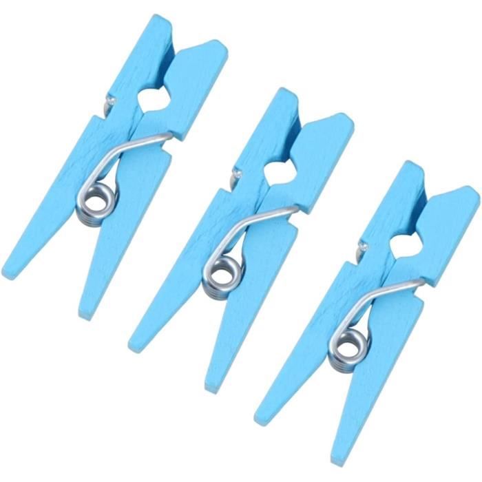 DERAYEE Pinces à Linge,200 Pièces Mini Épingle En Bois Pince à Linge Miniature Épingles à Linge Pour Suspendre Le Linge