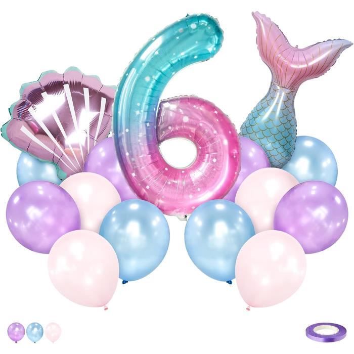 Arc de ballon sirènes - 95 ballons - DIY - Sirène - Soirée à thème