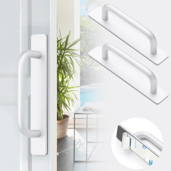 MOROBOR Lot De 8 Poignées De Tiroir Autocollantes Rondes Et